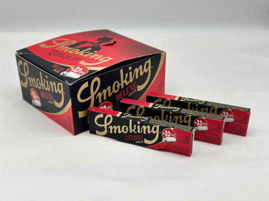 3 X booklets Smoking Deluxe Cigarette Rolling Papers. Total 3 Booklets