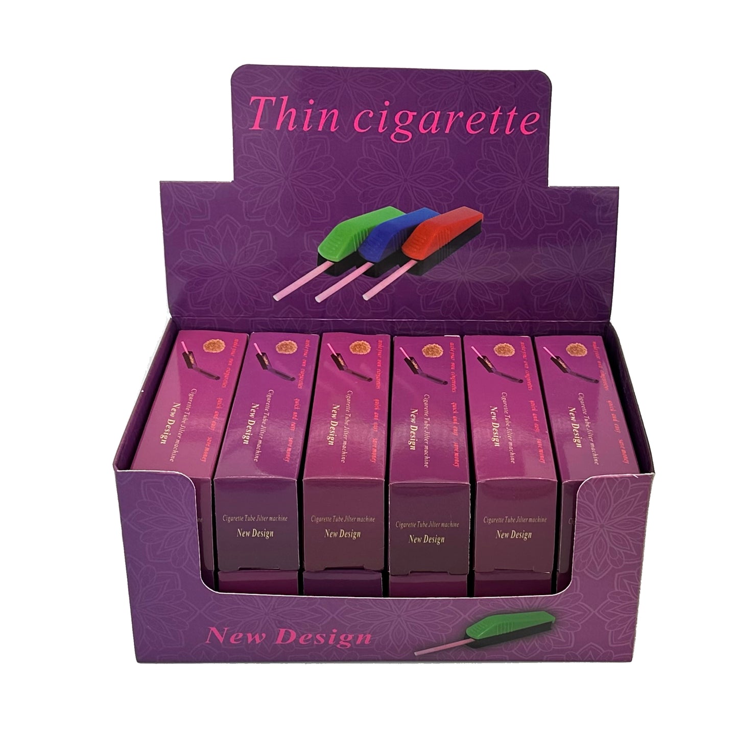 Slim 6.5 mm Manual Single Tobacco Roller Cigarette Tube Filling Machine. Tube maker