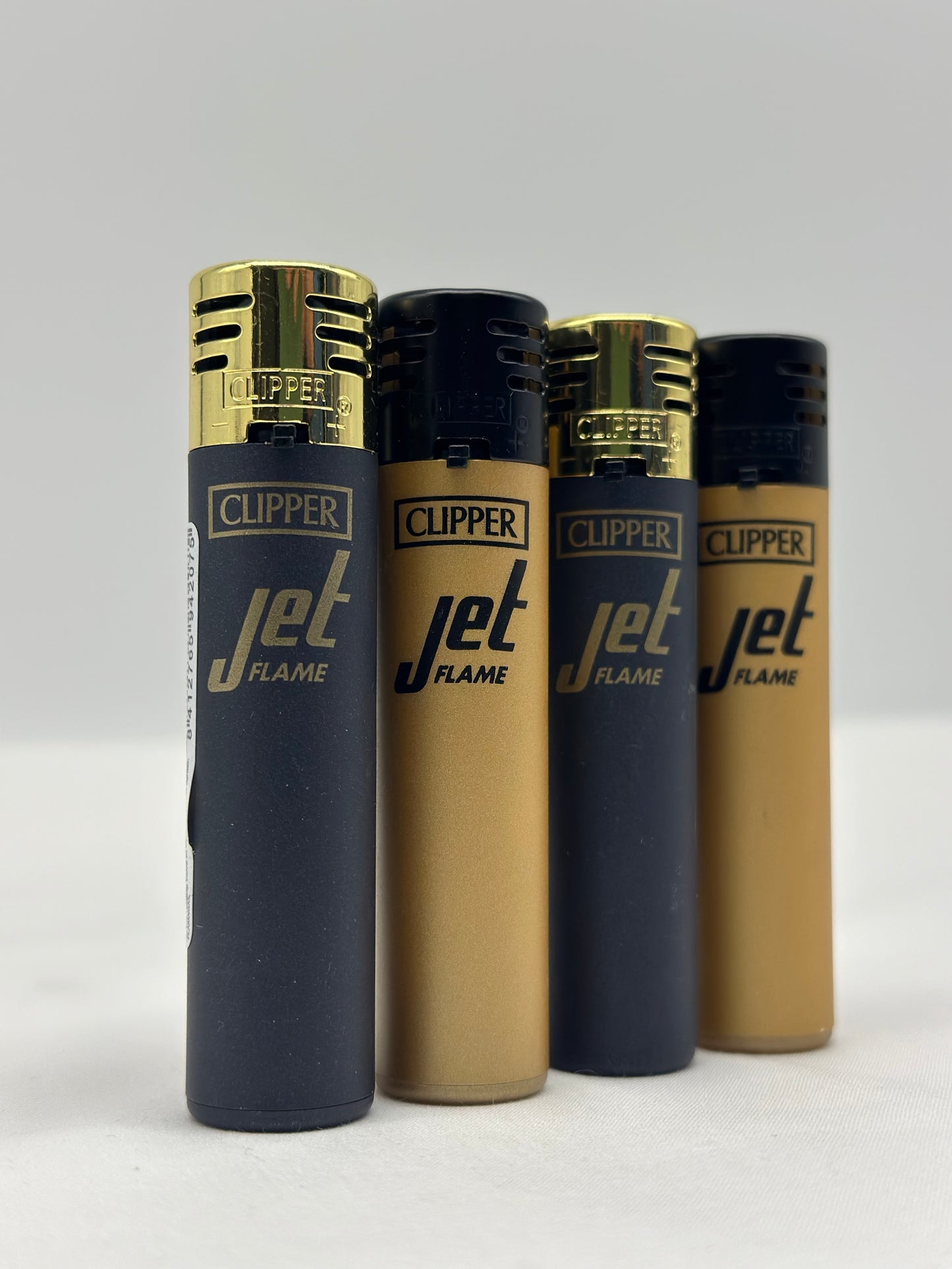 4 X Clipper Jet Lighters,Windproof Refillable. Total 4 Lighters
