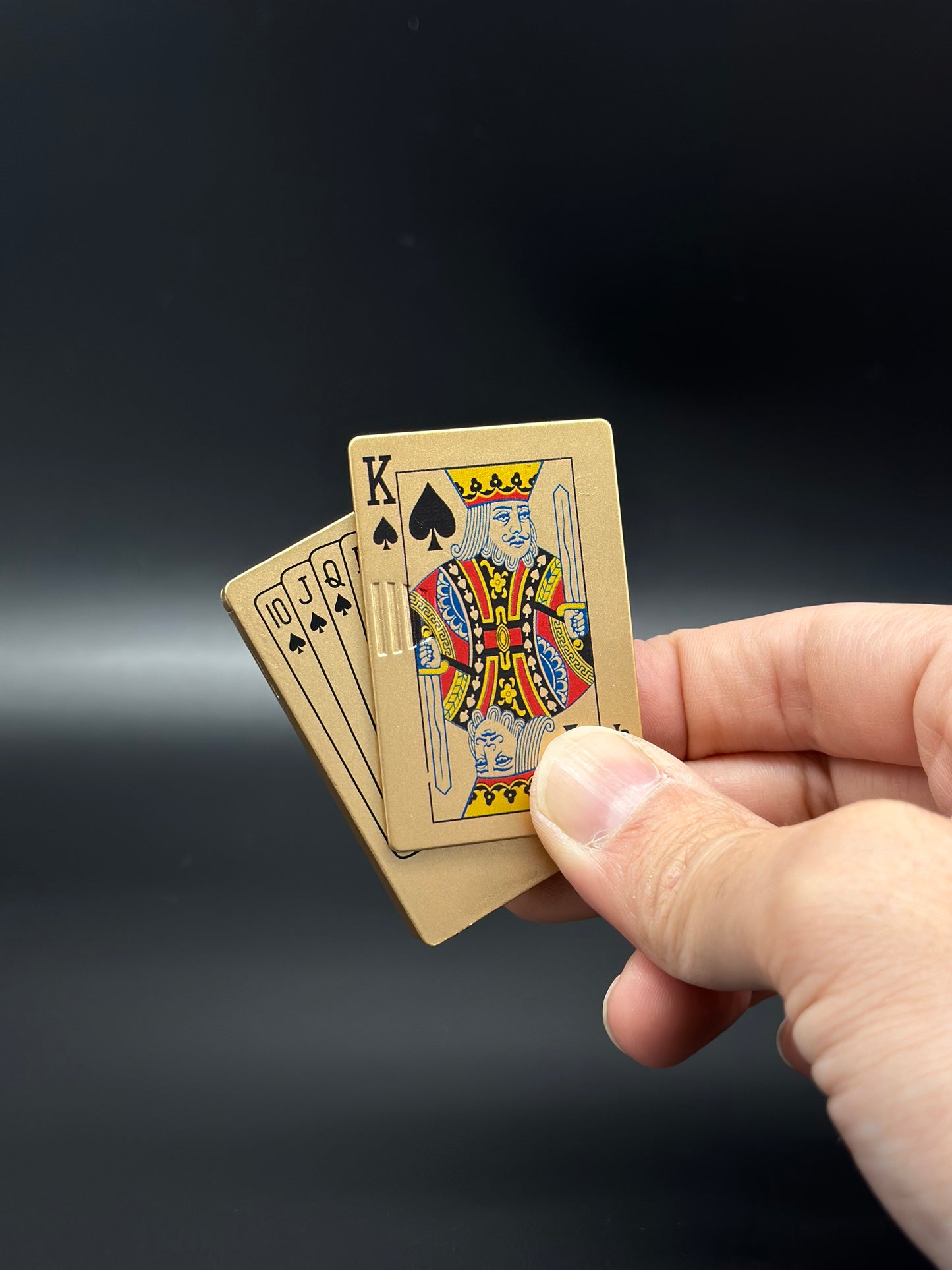 Creative Poker King Of Spades Wind Proof Lighter