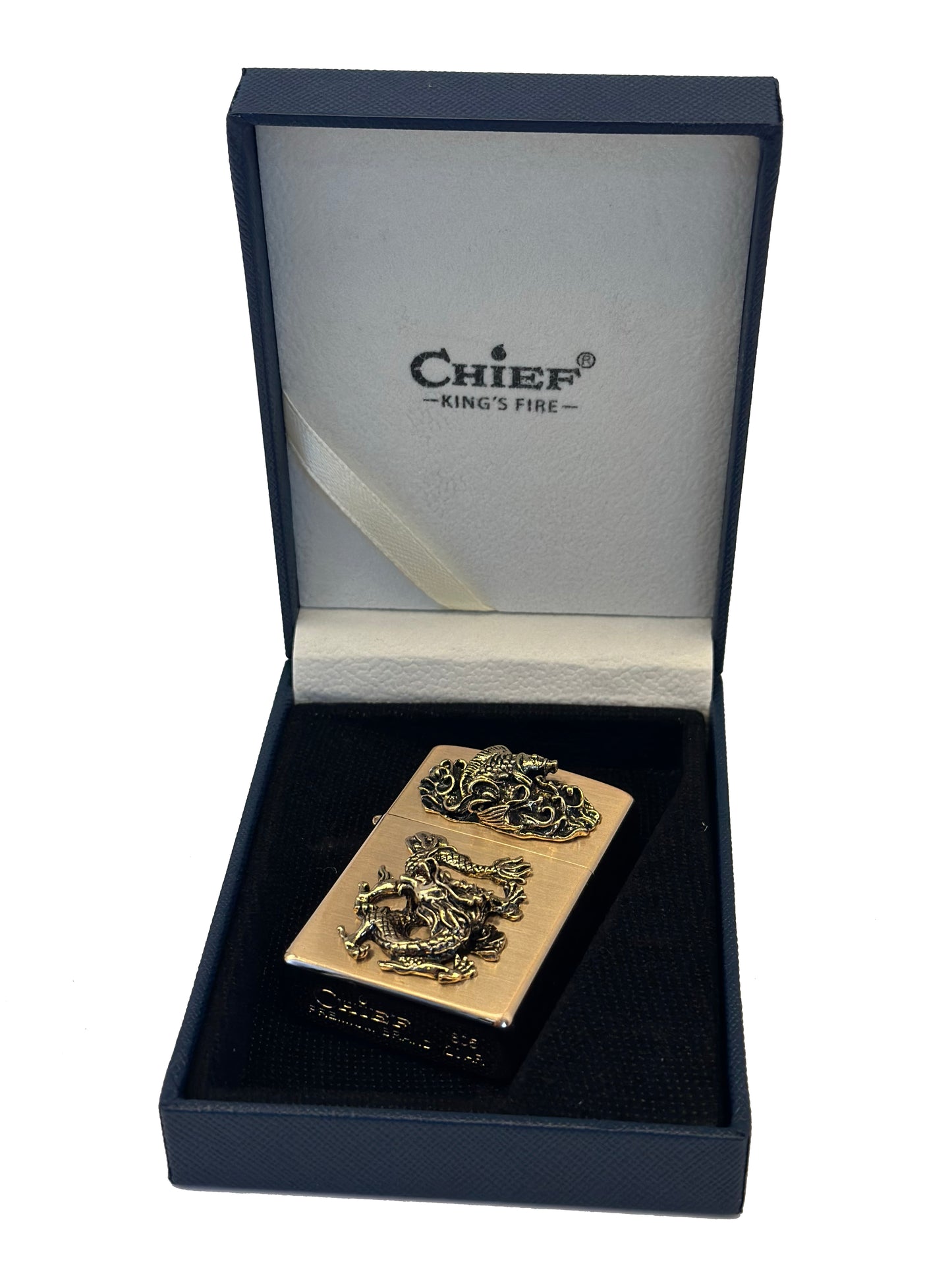 Chief Chrome Oil Lighter