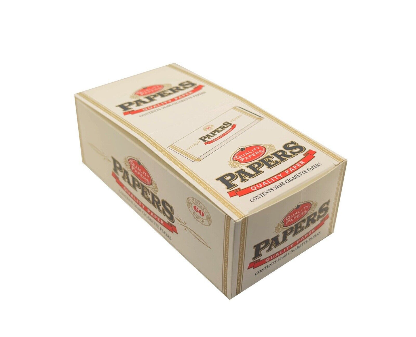 One pack of 50 X Booklets PAPERS Brand Rolling Papers