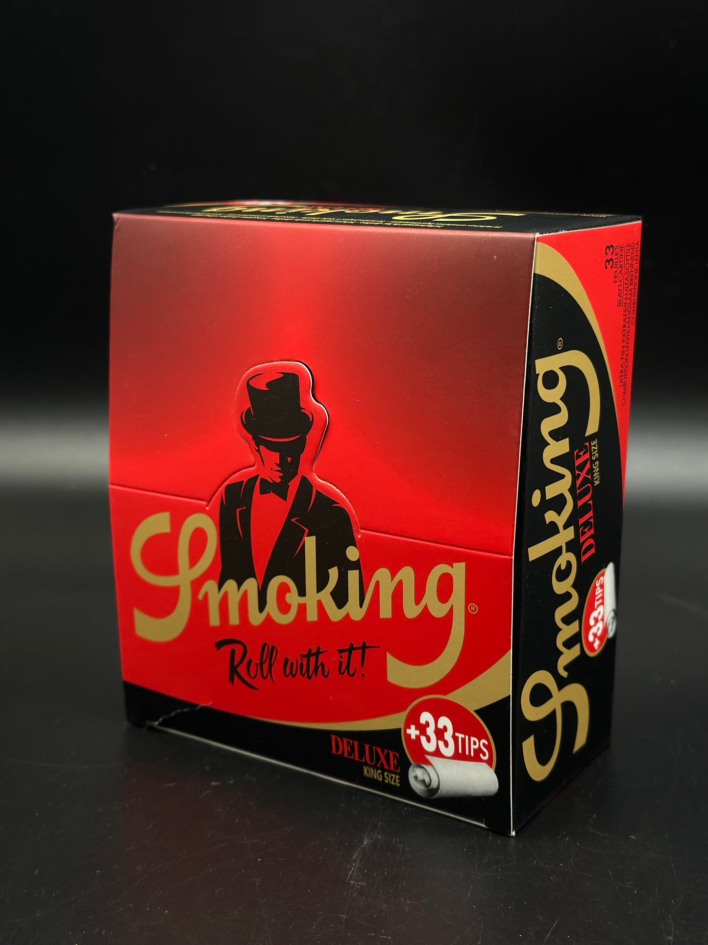 One Pack of KingSize + Tips SMOKING Brand Rolling Papers