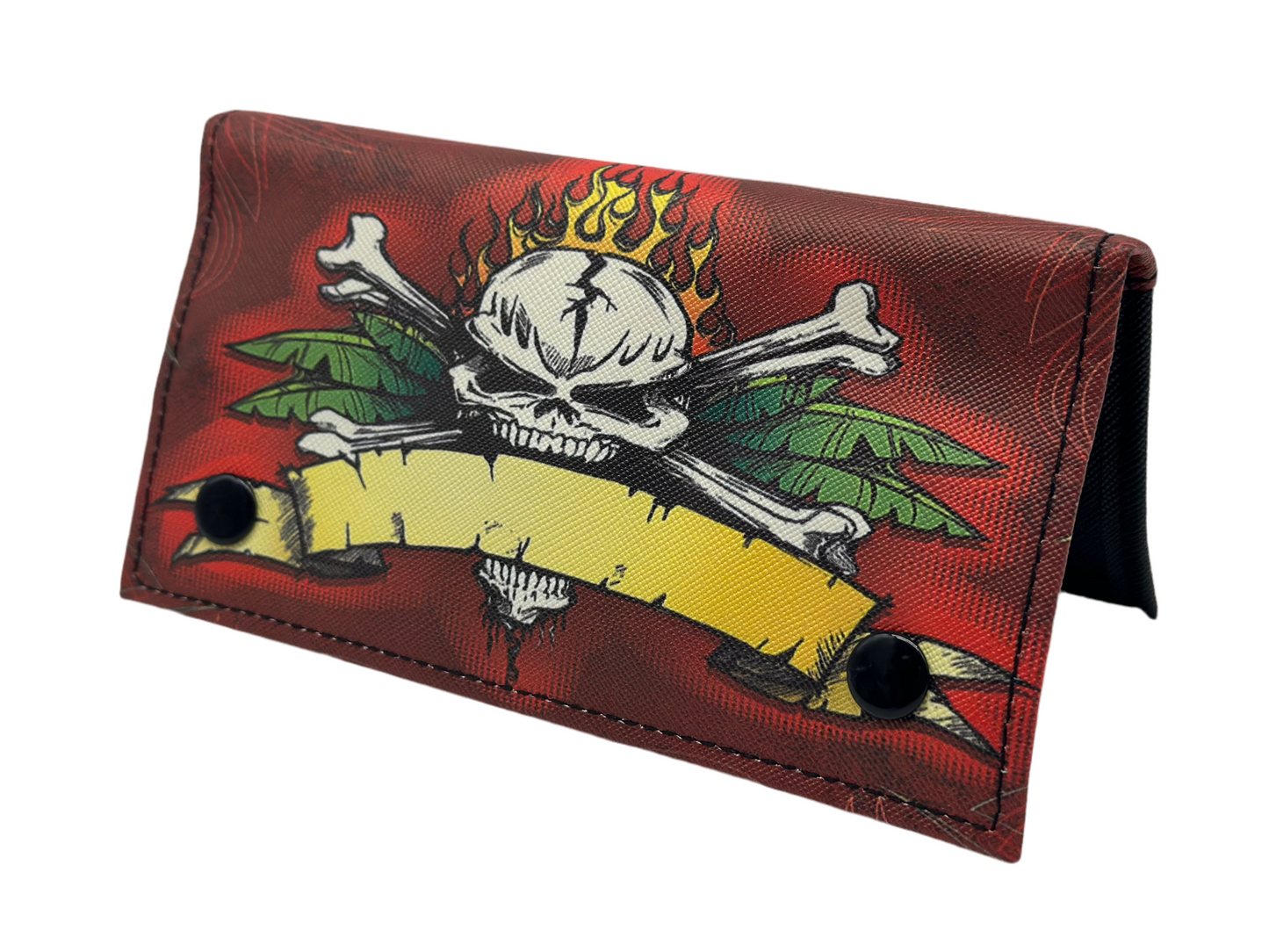 Cigarette Tobacco Wallet Pouch ,Holder PU Leather Bag Case. Length 16cm