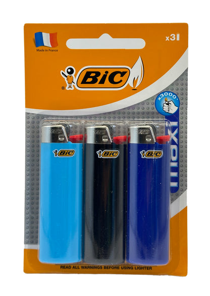 3Pack Large Bic Maxi Cigarette Lighters. Price is for one 3Pack