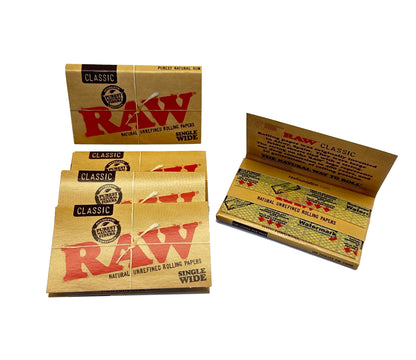 RAW Rolling Paper Classic Single Wide Double