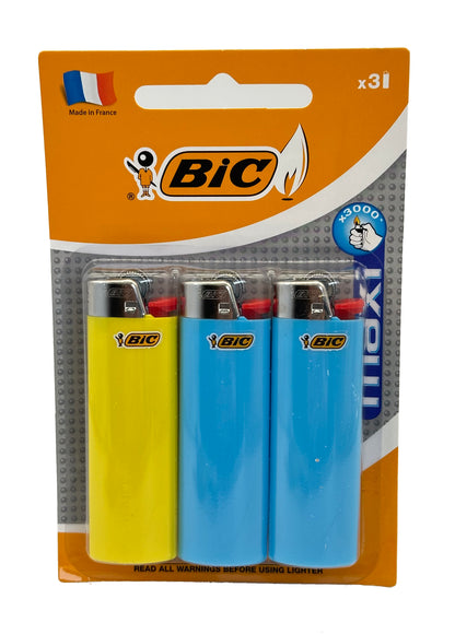 3Pack Large Bic Maxi Cigarette Lighters. Price is for one 3Pack