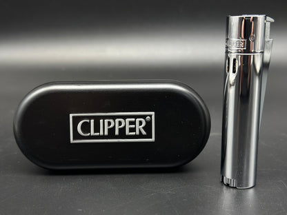 Fully Metal Wind Proof Clipper  Lighter In A Gift Box. SUPER High Quality Jet Lighter