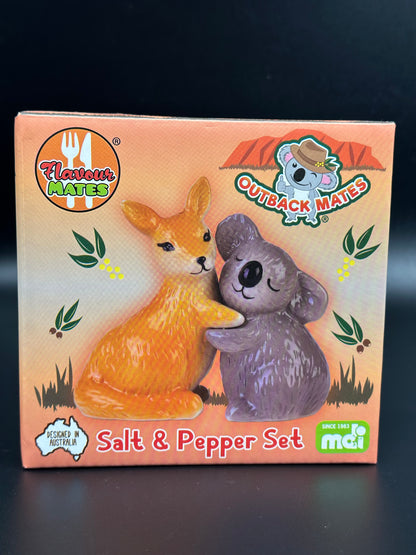 Outback Mates Salt and Pepper Set