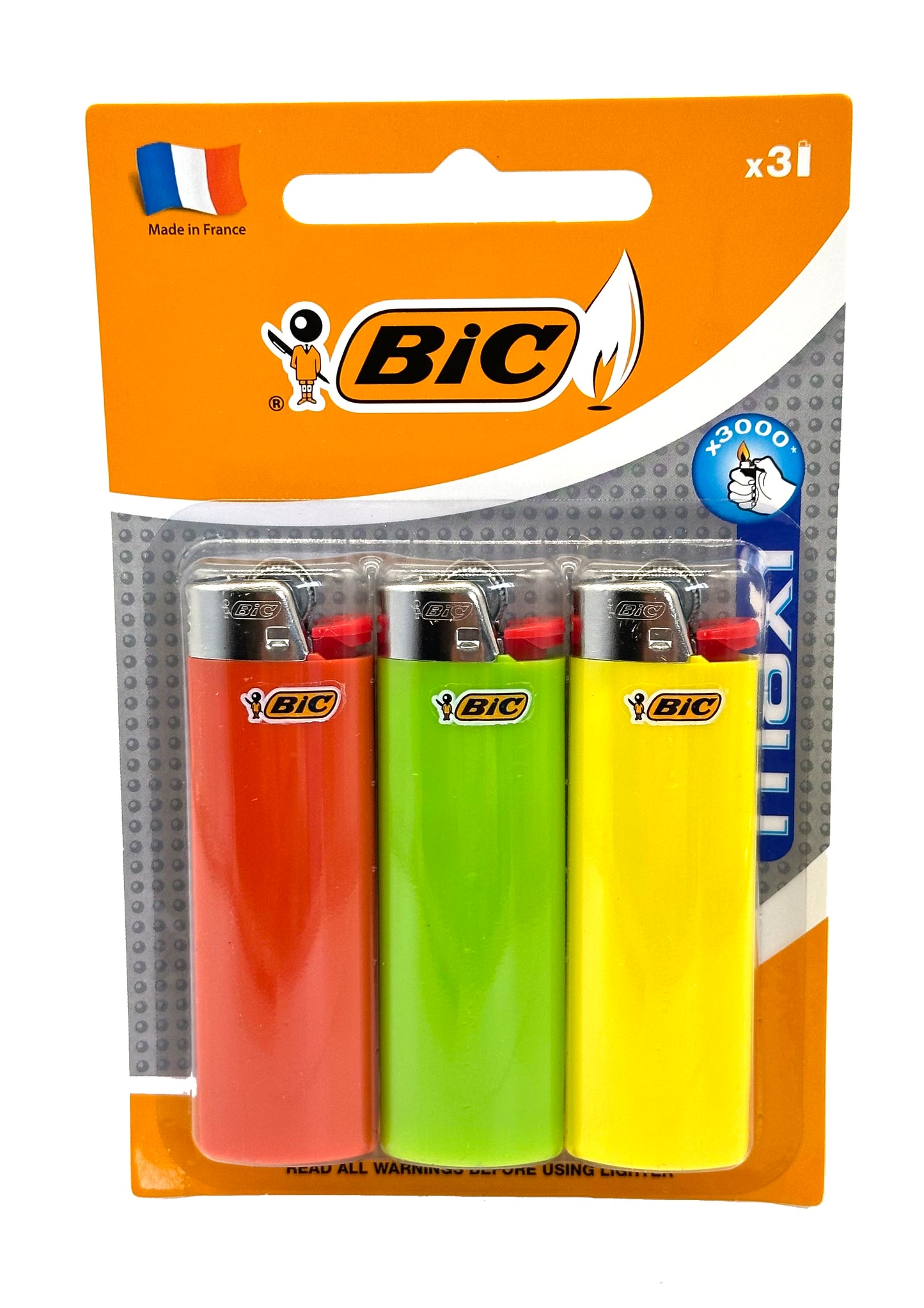 3Pack Large Bic Maxi Cigarette Lighters. Price is for one 3Pack