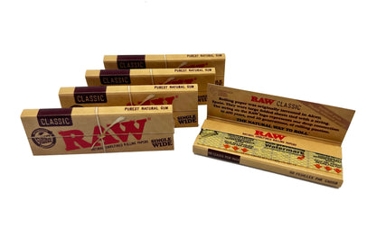 RAW Classic Single Wide (REGULAR) Rolling Papers