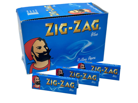 5 X booklets Blue Zig-Zag Cigarette Rolling Papers. Total of 5 Booklets