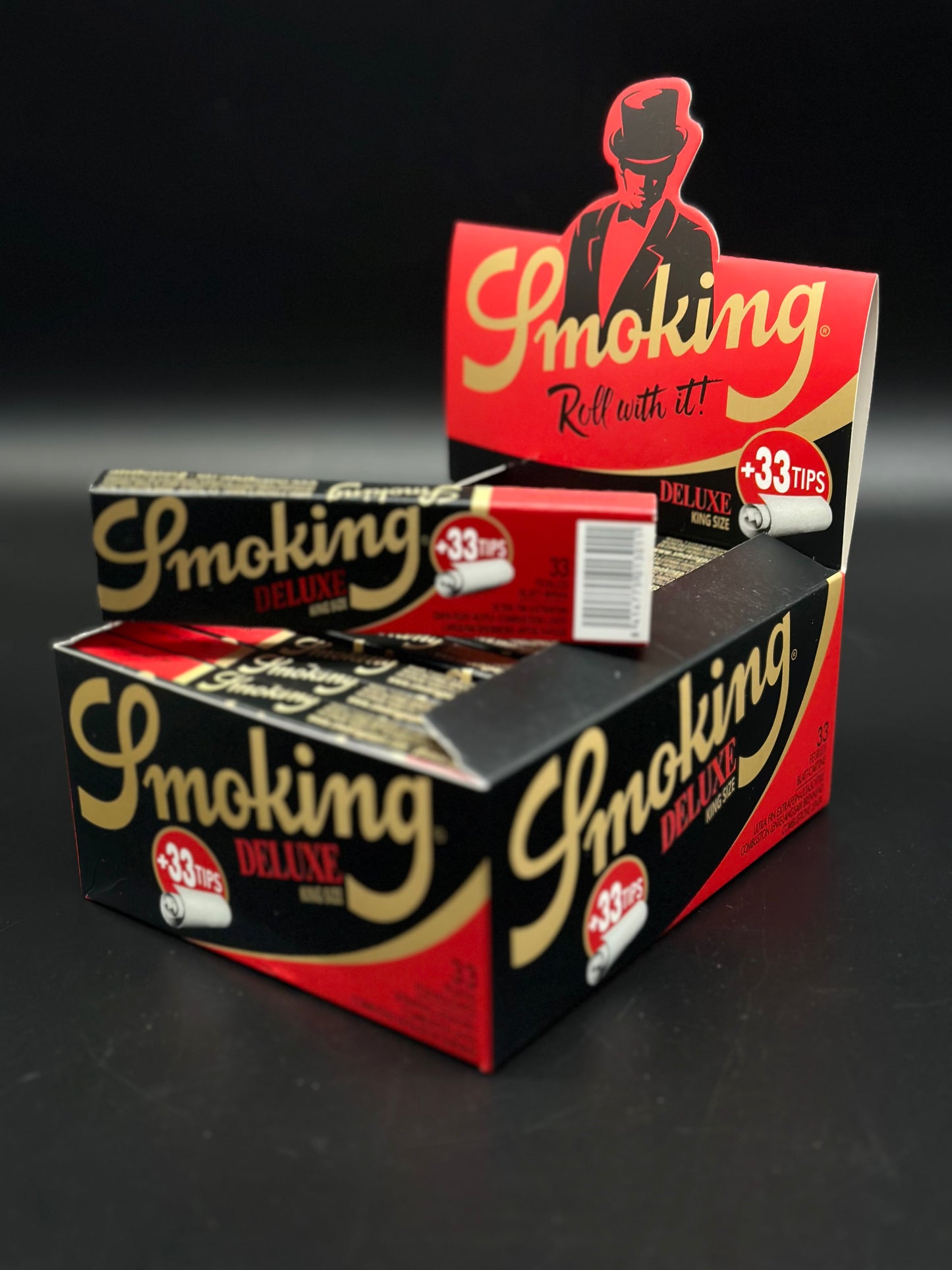 One Pack of KingSize + Tips SMOKING Brand Rolling Papers