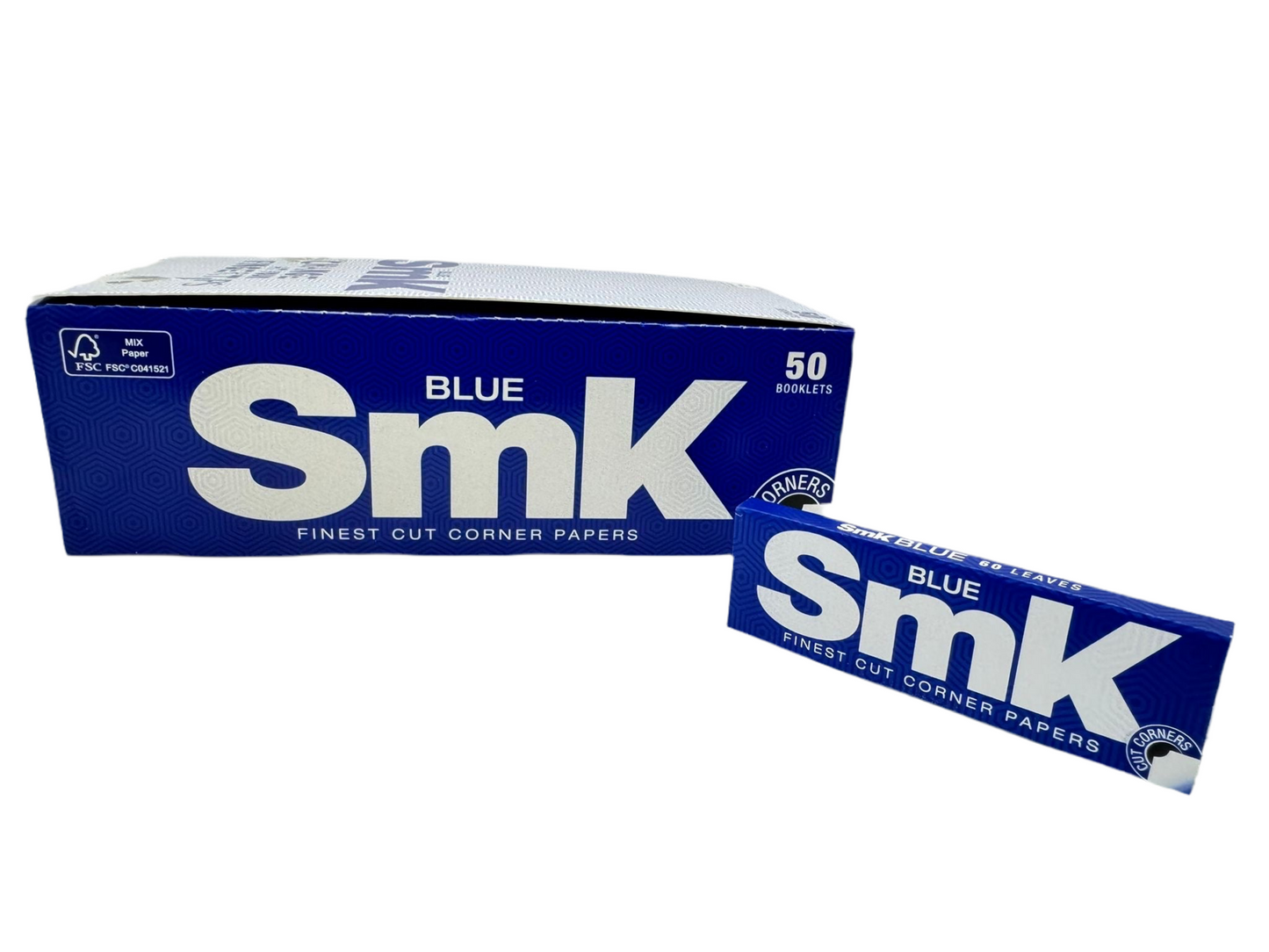 One pack of 50X Booklets SMK Brand Rolling Papers.