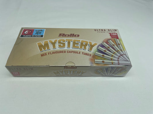 100 X Ultra Slim Mystery Pop Capsules (5 Mixed Flavours) 25mm Filters