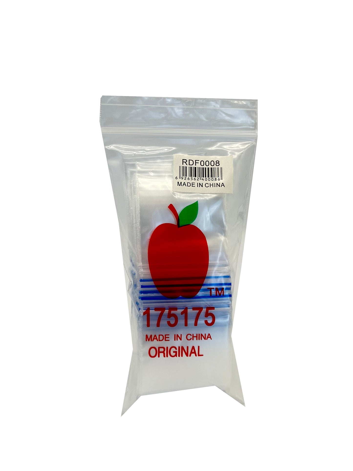 Apple Bags Baggies 175175 Ziplock 100 Mini Reusable