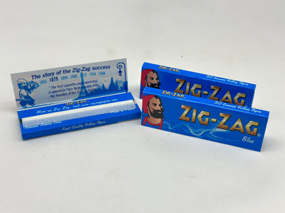 3 X booklets Blue Zig-Zag Cigarette Rolling Papers. Total 3 Booklets