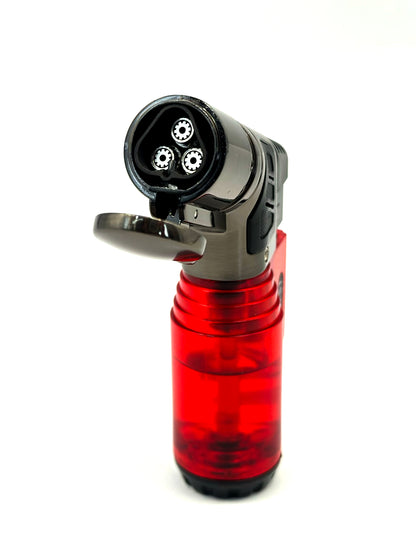 Honest Windproof Lighter, 3 Jet Flame Refillable