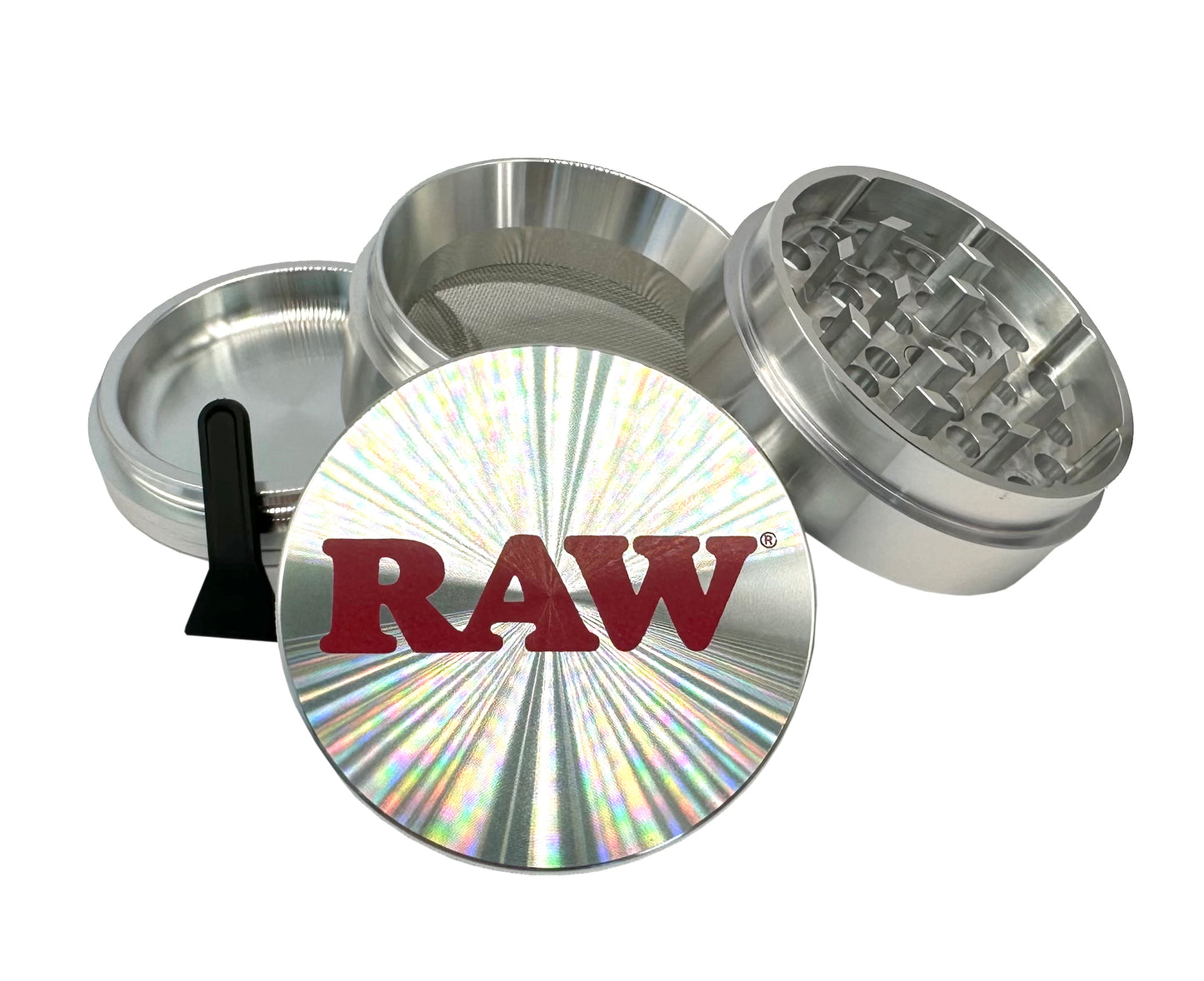 Raw 4 piece Herb and Spicy Grinder 56mm Shredder and crusher Machine muller