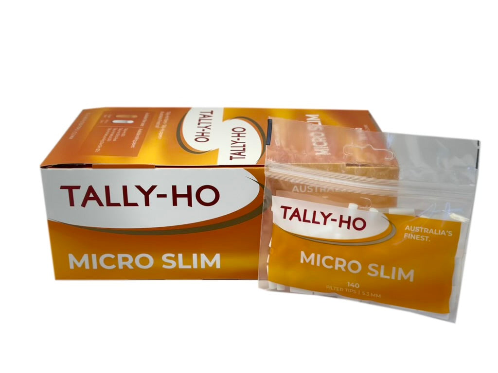 One Bag Of Tally-Ho Micro Slim. Each Bag Has 140 Filter Tips.