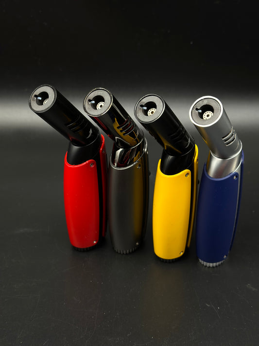 JOBON Blow Jet Lighter Windproof Refillable Butane Gas High Flame Can Turn to different directions