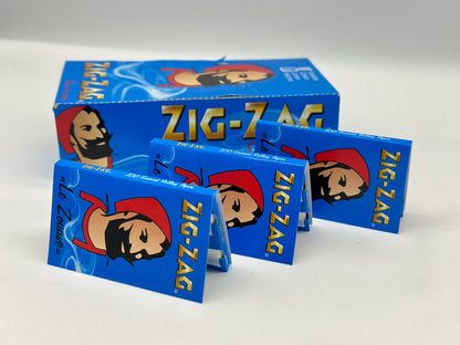 3 X booklets Zig-Zag Blue Double  Cigarette Rolling Papers. Total 3 Booklets