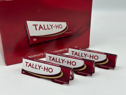 3 X booklets Tally-Ho Cigarette Rolling Papers. Total 3 Booklets