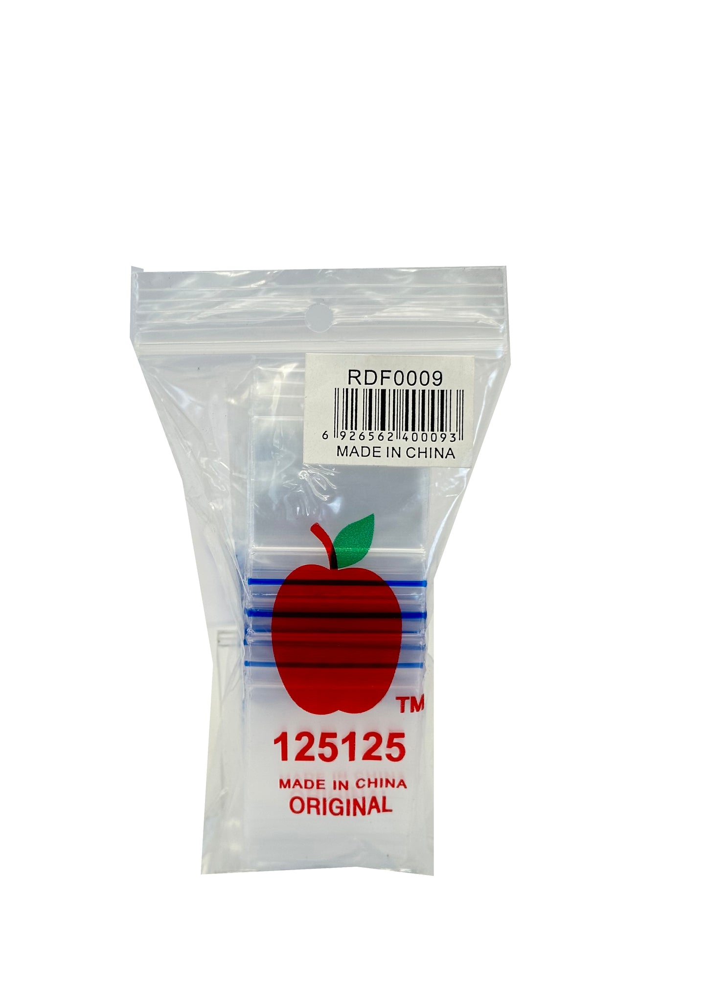 Apple Bags Baggies 125125 Ziplock 100 Mini Reusable