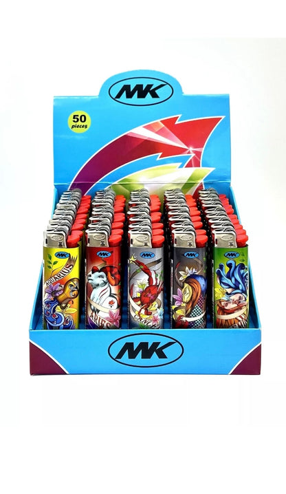 5 X Large MK Lighters. Total of 5 Lighters