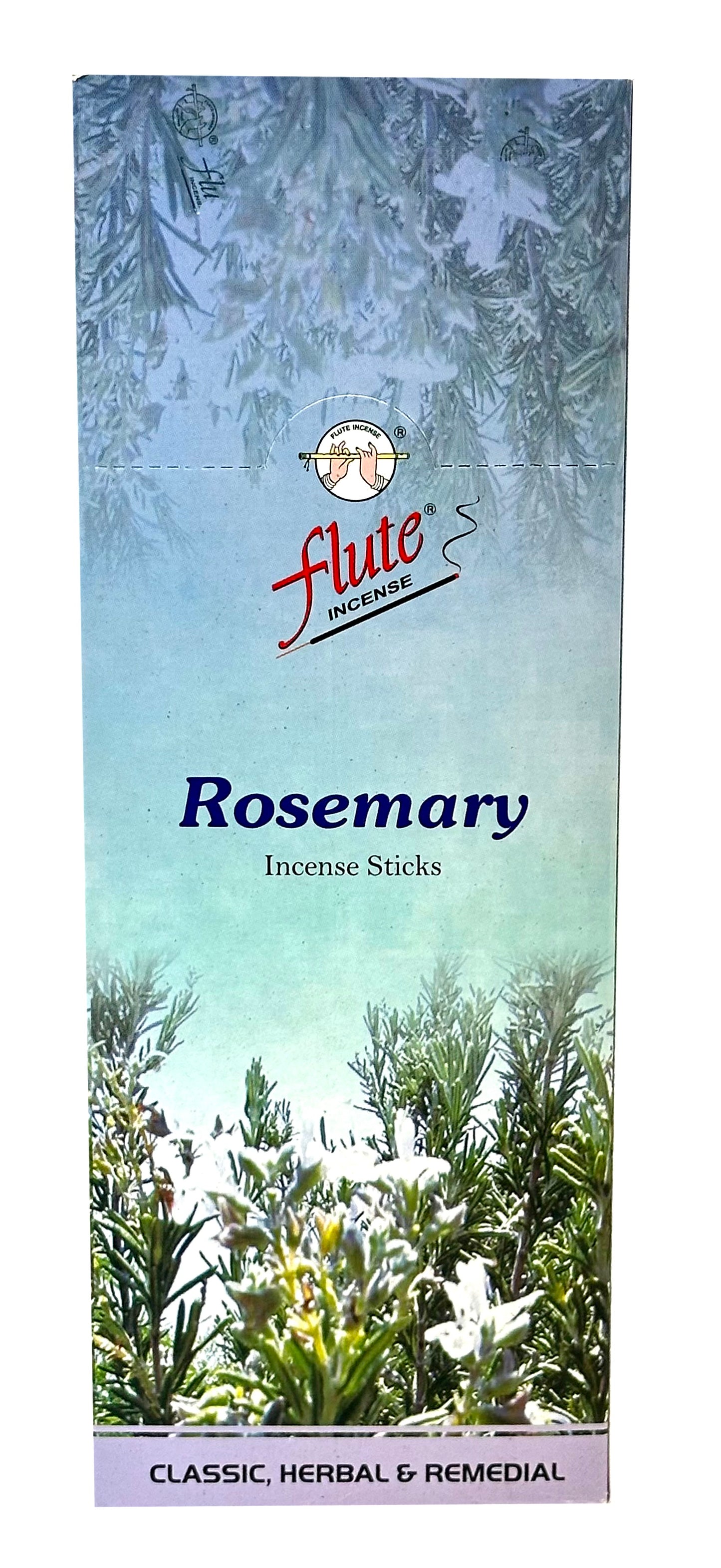 Flute fragrant charcoal incense sticks ROSEMARY 6 Hex packets of 20 sticks. Total 120 Sticks