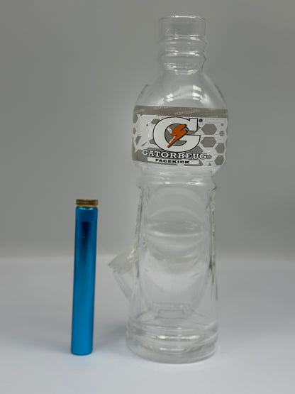 G Glass Smoking Pipe, Water Pourer Cp& Stem Included