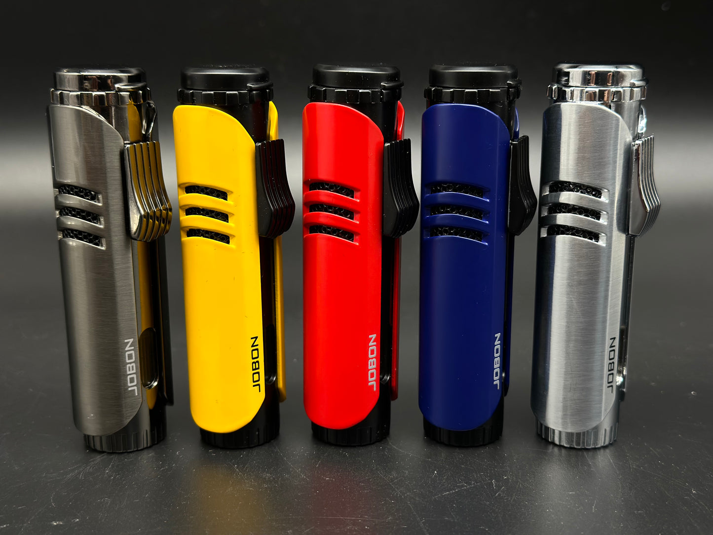 JOBON Blow Torch Jet Lighter Windproof Refillable Butane Gas