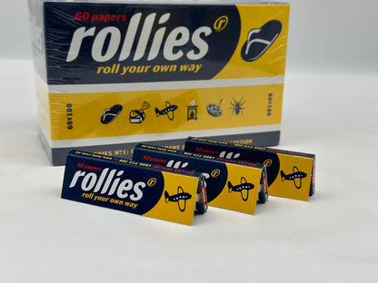 3 X booklets Rollies Cigarette Rolling Papers. Total 3 Booklets