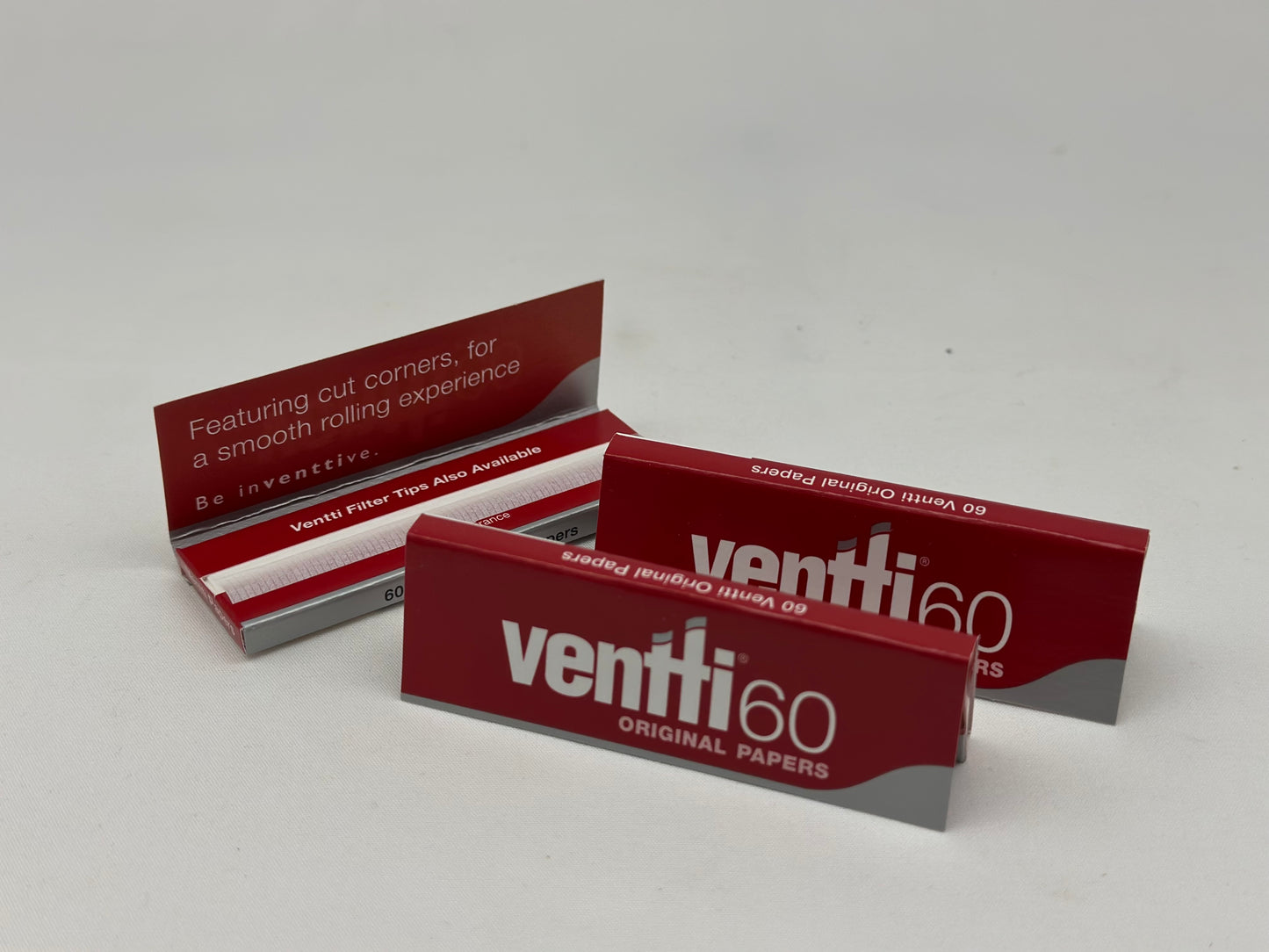 3 X booklets Ventti Cigarette Rolling Papers. Total 3 Booklets