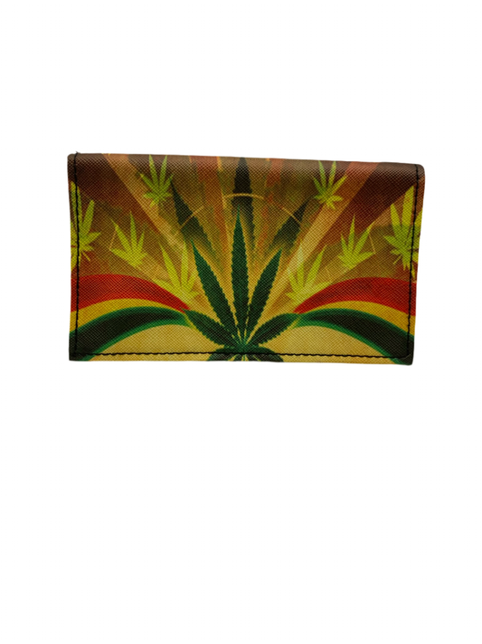 Cigarette Tobacco Wallet Pouch ,Holder PU Leather Bag Case. Length 13cm