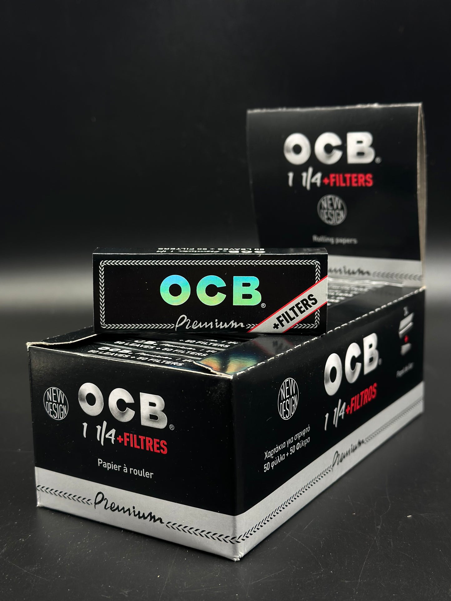 OCB 1-1/4 + Tips Rolling Papers