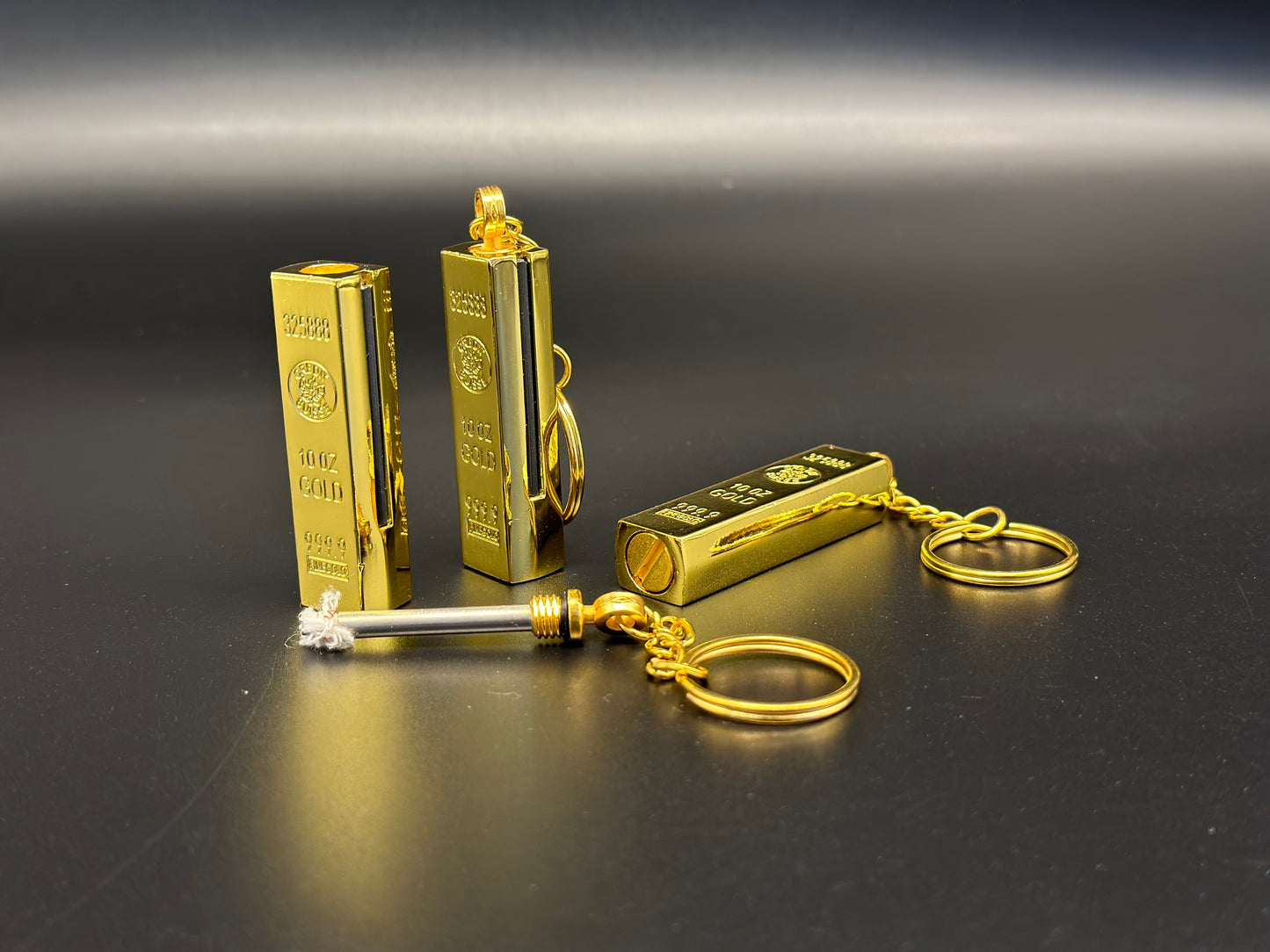 Creative Gold Bar Lighter  Match Metal Kerosene. *Comes without any fluid