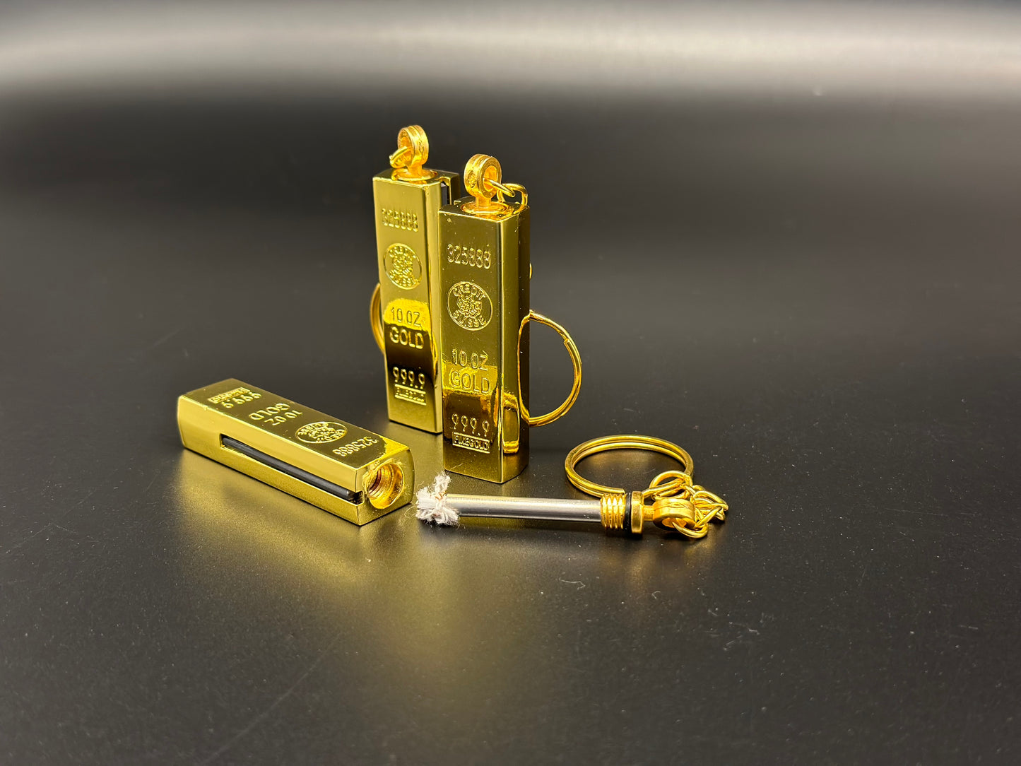 Creative Gold Bar Lighter  Match Metal Kerosene. *Comes without any fluid