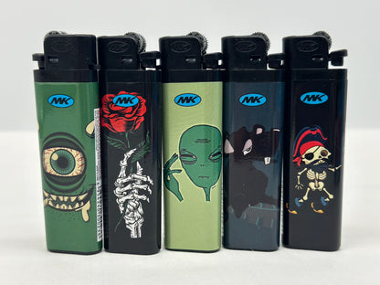 One Pack of 50 X Large MK Lighters. Total of 50 Lighters