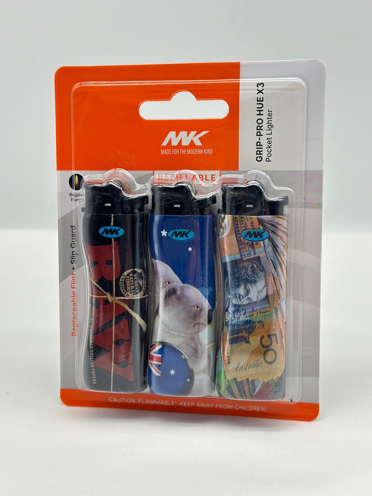 One 3pack MK Lighter. High Quality. Total of 3 Lighters