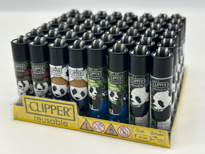 4 X Clipper Reusable Lighter. Total of 4 Lighters. Designs selected randomly