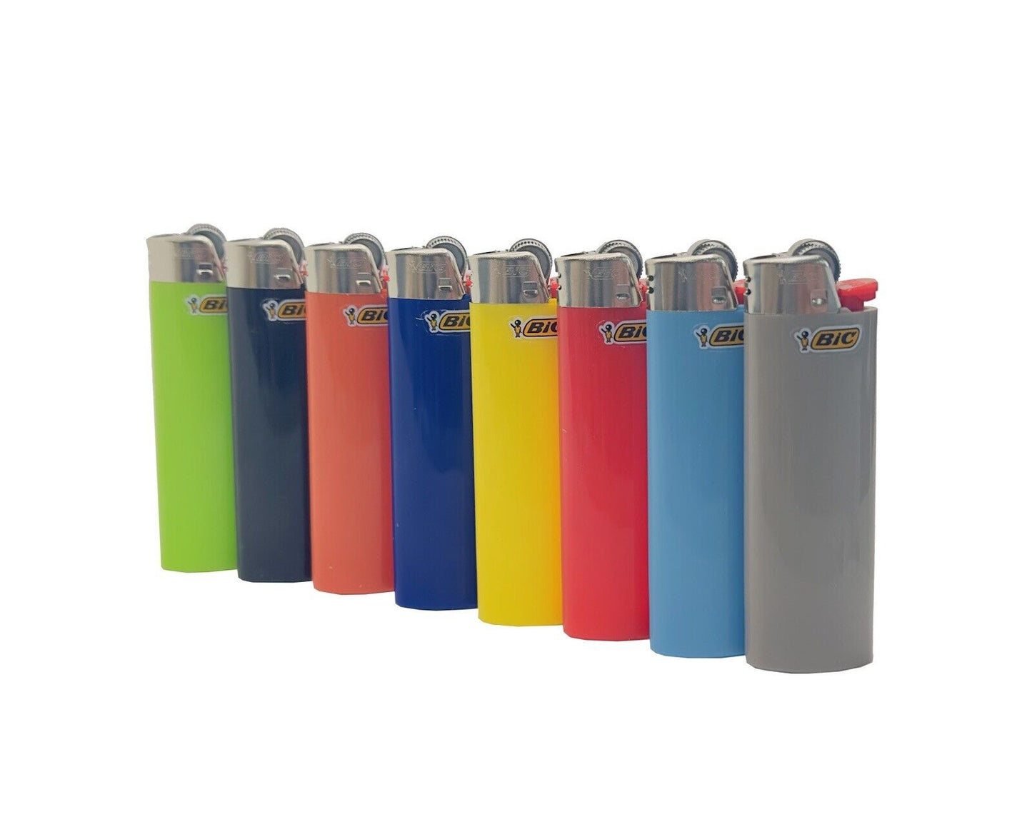 5 X Large Bic Maxi Cigarette Lighters. Colours Selected Randomly