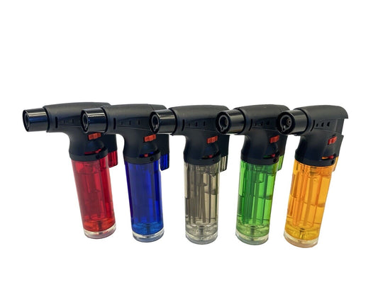 Premium Blow Torch Jet lighter Plain Colours Refillable Windproof