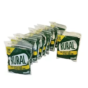 2 Bags of Ventti Rural Super Slim Extra Long Filters, 180 Tips Per Bag. Total of 360 Filters