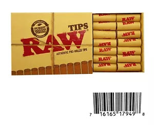 One Single Pack of Raw Natural Pre Rolled Tips. One Pack Has 21 Pre Rolled Tips.