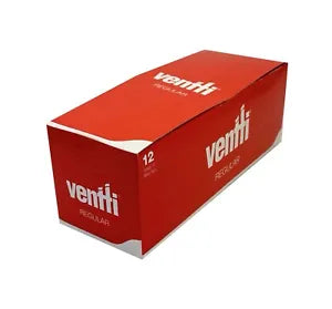 One Box Of 12 X Ventti Regular Filters Red. 12 Bags Per Box